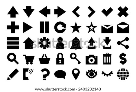 Simple icons for the web.