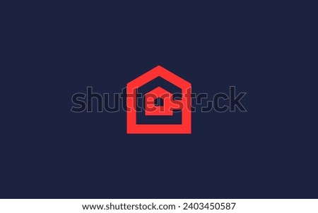 letter c with house logo icon design vector design template inspiration