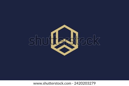 letter w hexagon logo icon design vector design template inspiration