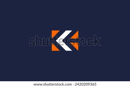 letter k with arrow logo icon design vector design template inspiration