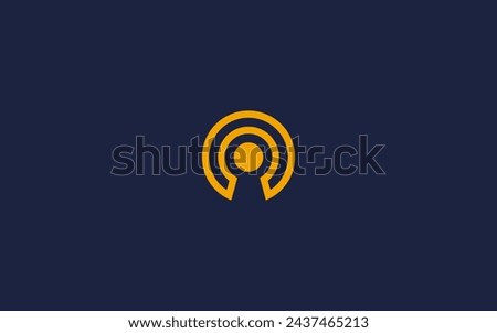 letter c with keyhole logo icon design vector design template inspiration