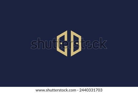 cd letter with door logo icon design vector design template inspiration