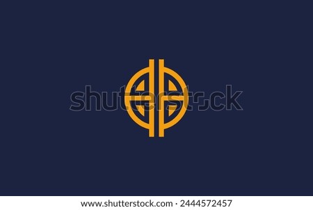 letter bb with coin logo icon design vector design template inspiration