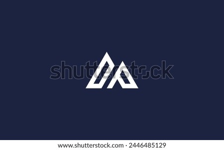 letter dp with mountain logo icon design vector design template inspiration