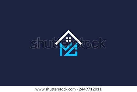 letter mc with house logo icon design vector design template inspiration