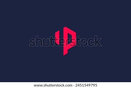 letter p with hexagon logo icon design vector design template inspiration