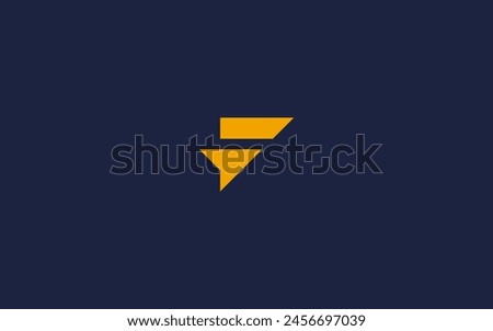 letter f with arrow logo icon design vector design template inspiration