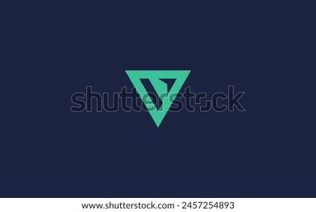 letter v with arrow logo icon design vector design template inspiration