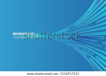 Converging line vector digital technology concept abstract background