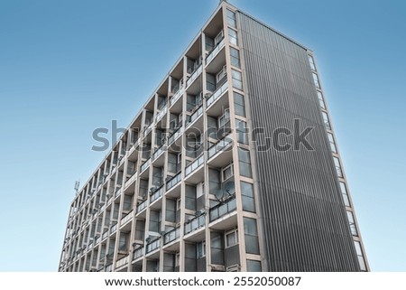 Similar – Image, Stock Photo house Cloudless sky