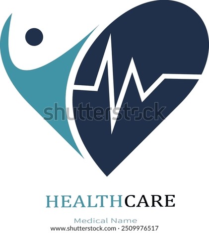 Medical Health Care Logo Design, Vector Image