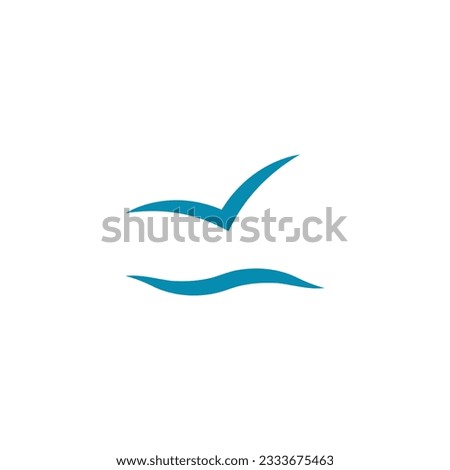 Image, Stock Photo petrel Landscape Water Sky