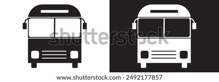 Bus icon vector for web and mobile app. bus sign and symbol. transport symbol