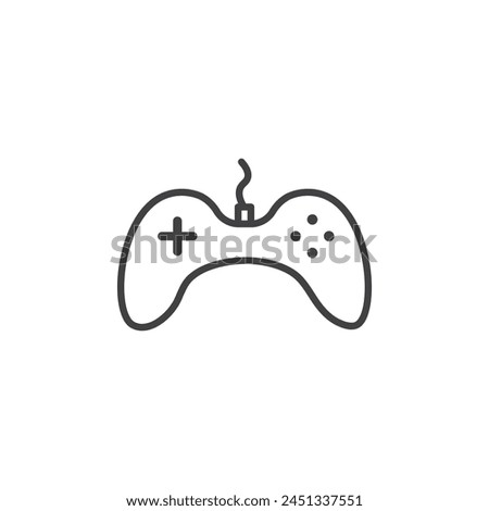 Entertainment and Gaming Icon Set with Gamepad Symbols for Video Game Interfaces