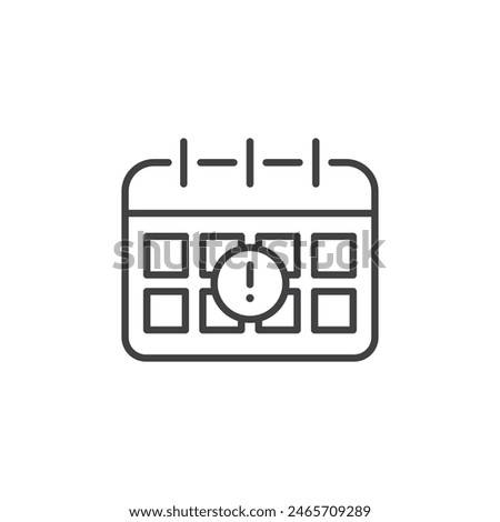 Calendar exclamation icon set. Important deadline vector symbol and urgent calendar notice.