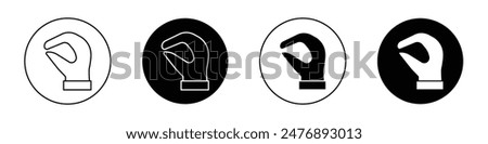 Hand Lizard vector icon symbol in flat style.