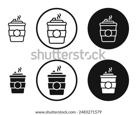 Togo Cup outlined icon vector collection.