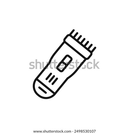 Electric razor icon isolated on white background