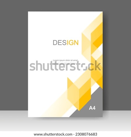 Design cover book modern. Annual report. Brochure template, catalog. Simple Flyer promotion. magazine. Vector illustration