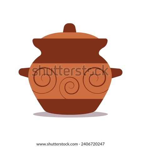 Similar – Image, Stock Photo Ready clay pots in workshop