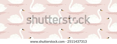 Similar – Image, Stock Photo Swan lake