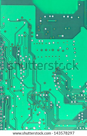 Abstract background with old computer circuit board