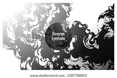 Abstract black and white gradient textured background for your creative needs in designs or illustrations