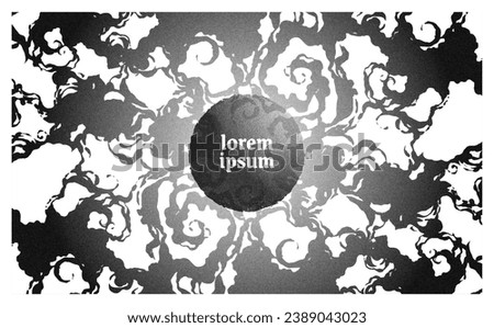 Abstract black and white gradient textured background for your creative needs in design or illustrations