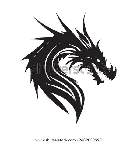 Dragon Drawings Black And White | Free download on ClipArtMag