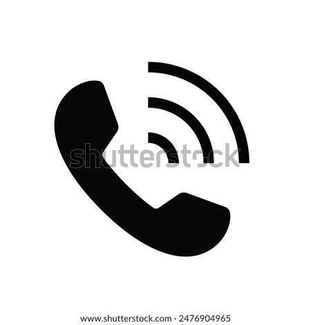 Phone flat icon. Call symbol. phone call sign. Vector