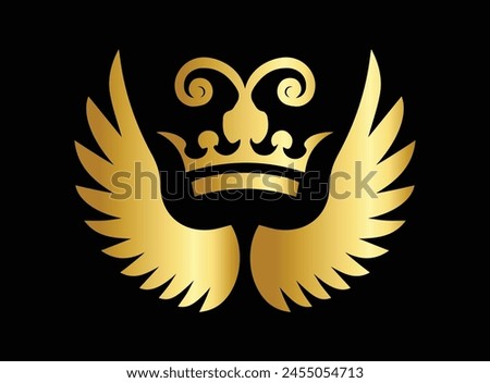 Golden colour logo,luxury logo design