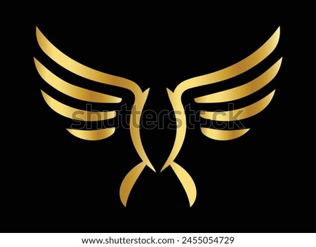 Golden colour logo,luxury logo design