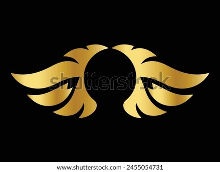 Golden colour logo,luxury logo design