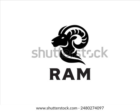 Ram logo,the logo that embodies the power, agility, and enduring spirit of the ram.