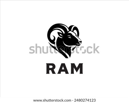 Ram logo,the logo that embodies the power, agility, and enduring spirit of the ram.