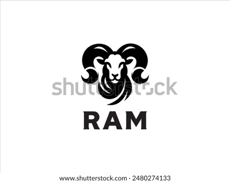 Ram logo,the logo that embodies the power, agility, and enduring spirit of the ram.