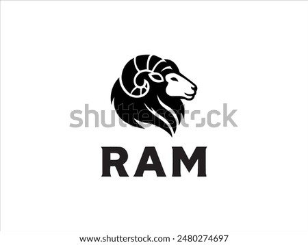 Ram logo,the logo that embodies the power, agility, and enduring spirit of the ram.