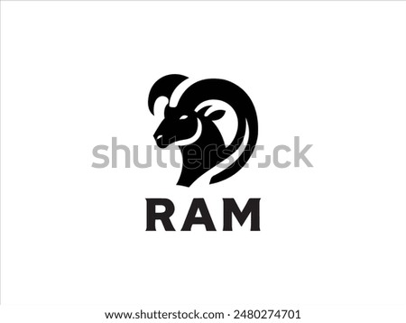 Ram logo,the logo that embodies the power, agility, and enduring spirit of the ram.