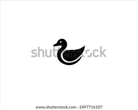 Duck head logo,duck logo vector