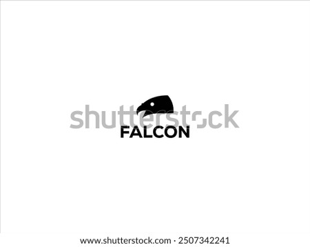 falcon logo design vector illustration