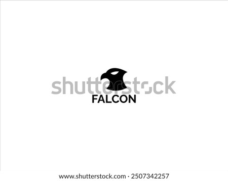 falcon logo design vector illustration