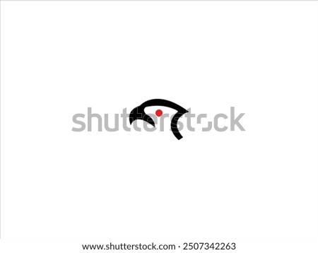 falcon logo design vector illustration