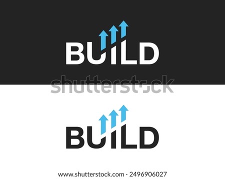 Build logo vector. Marketing And Financial Business Logo.