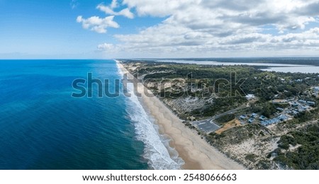 Similar – Foto Bild weites land strand nordsee