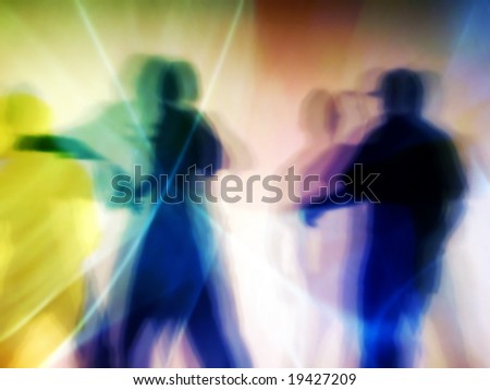 Abstract Shadow Dancers