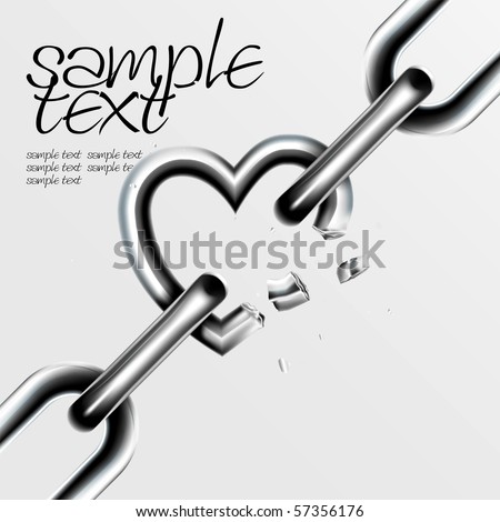 Broken Chain Set 2 Vector Drawing - 57356176 : Shutterstock