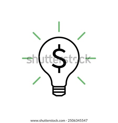 Idea icon vector image. Can also be used for Business Startup. Suitable for mobile apps, web apps and print media.