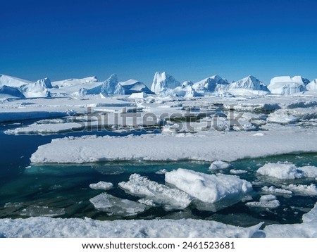 Similar – Image, Stock Photo Ice floes