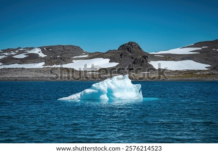 Similar – Image, Stock Photo Small ice floes on the Hohenzollern Canal