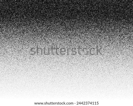 Noise gradient vector texture. Dotwork gradient pattern background. Black noise stipple dots. Sand grain effect. Abstract noise dotwork pattern. Gradient circles. Stochastic dotted grunge banner.